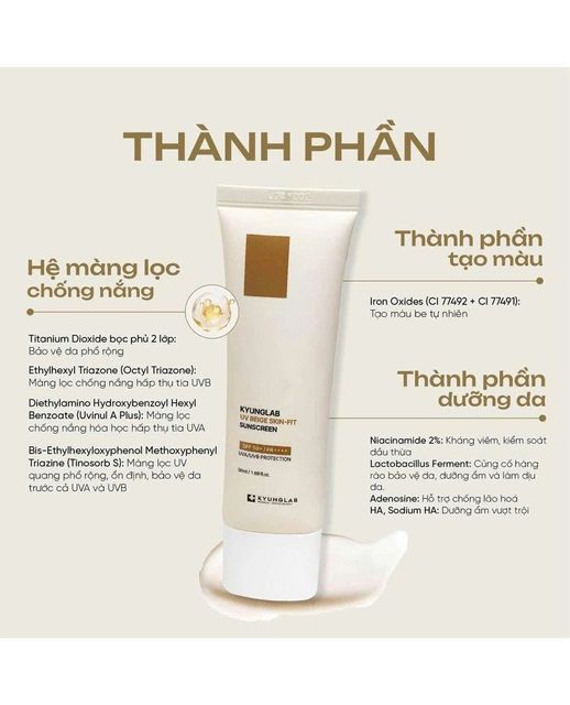 Kem Chống Nắng KyungLab Beige Skin-Fit Sunscreen
