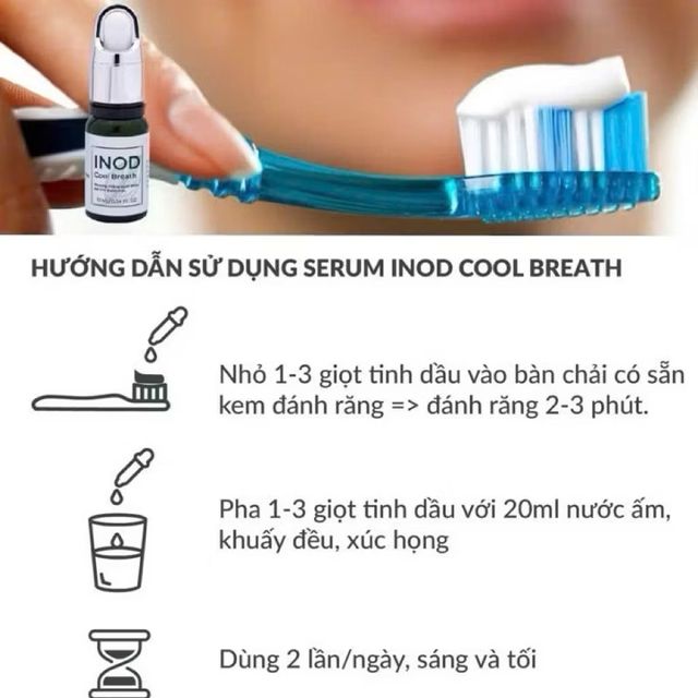 Tinh dầu h&ocirc;i miệng Inod