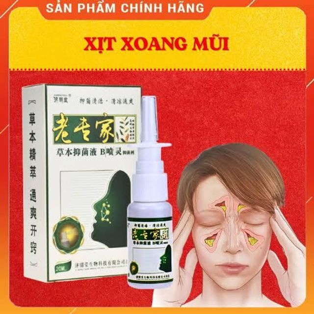 Xịt xoang mũi sản phẩm thảm thực