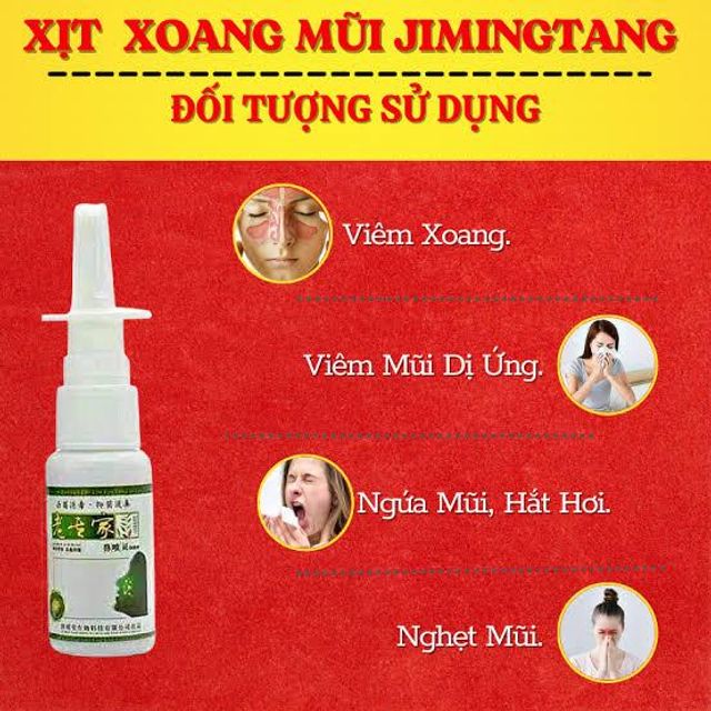Lợi &iacute;ch của xịt xoang mũi