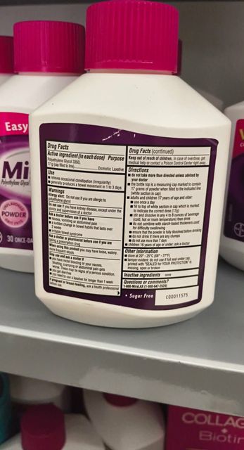 MiraLAX Powder - Giải ph&aacute;p ti&ecirc;u h&oacute;a