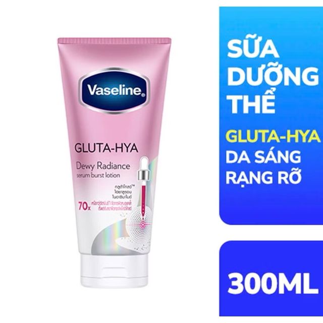 Sữa Dưỡng Thể Vaseline Healthy Bright Gluta HYA Serum