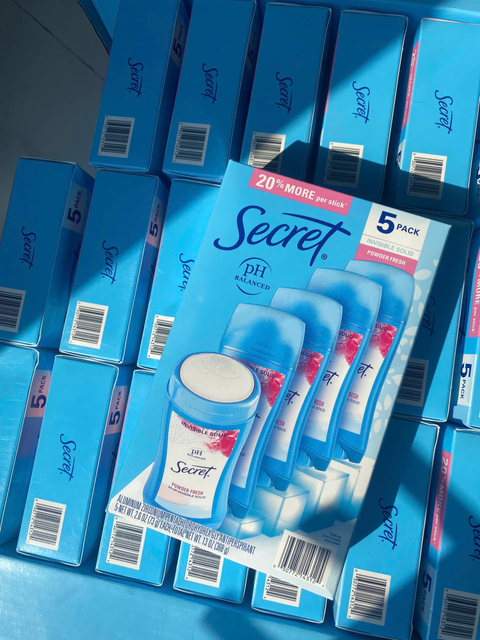 Lăn khử m&ugrave;i Secret PH Balanced Powder Fresh Invisible Solid 73g