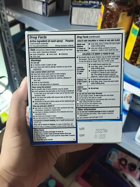 Lưu &yacute; khi sử dụng Nasacort Allergy