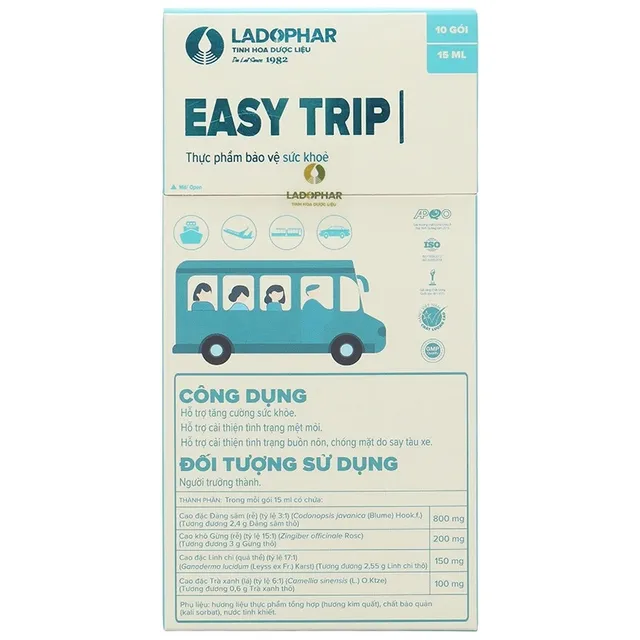 Easy Trip hộp 10 g&oacute;i x 15ml