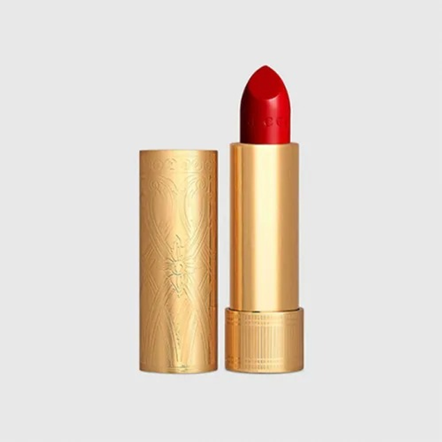 Son Gucci Rouge &Agrave; L&egrave;vres Satin Lipstick M&agrave;u 502 Eadie Scarlet Đỏ Lạnh