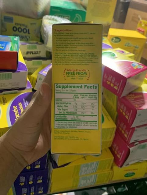 Hướng dẫn sử dụng Culturelle Probiotic Fiber Kids Packets