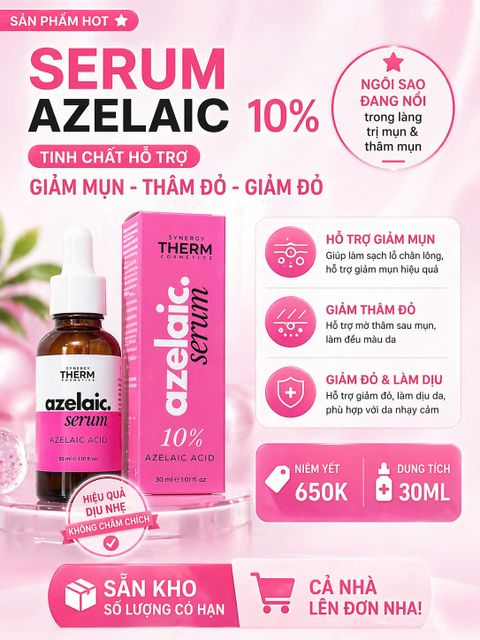Axit Azelaic giảm mụn