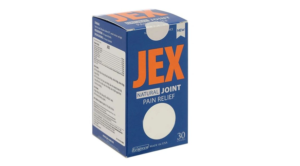 Jex Natural Joint Pain Relief hộp 30 vi&ecirc;n