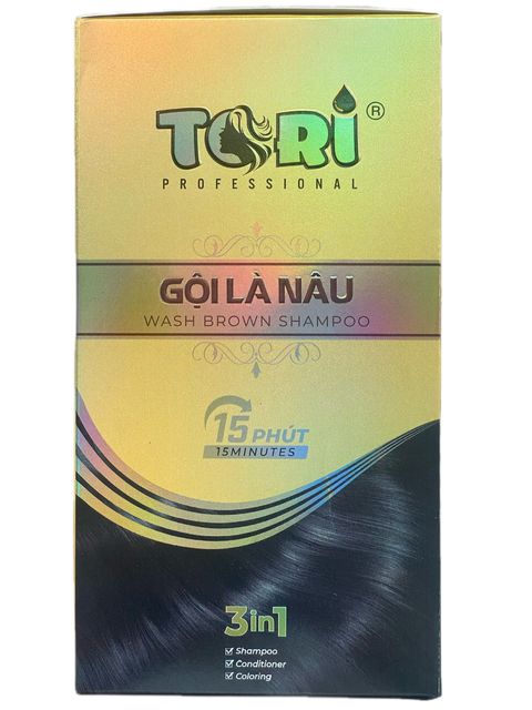 Gội Phủ Bạc Tori - Che phủ ho&agrave;n to&agrave;n m&aacute;i t&oacute;c bạc