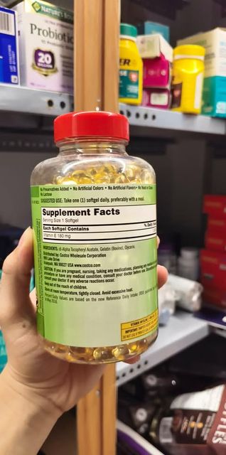 Vi&ecirc;n Vitamin E hỗ trợ sức khỏe