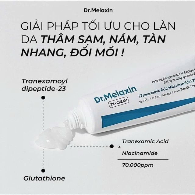Kem Dưỡng S&aacute;ng Da Mờ N&aacute;m Dr.Melaxin TX Cream