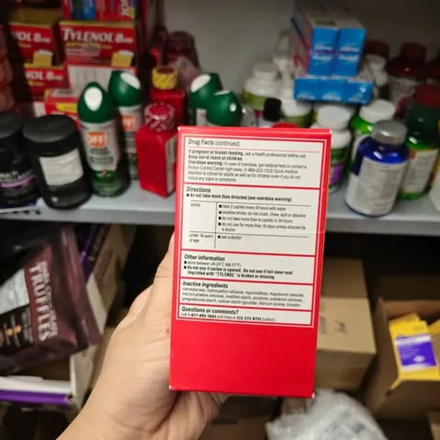 Tylenol packaging