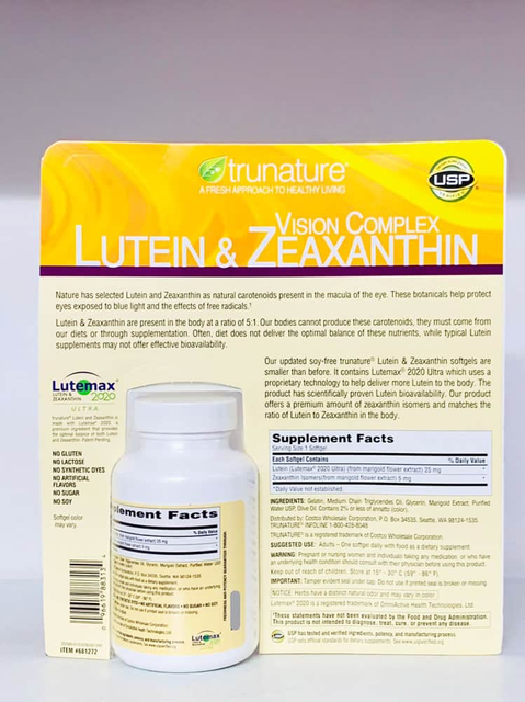 Vi&ecirc;n uống s&aacute;ng mắt trunature Vision Complex