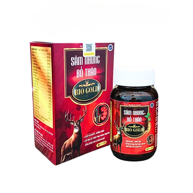 Vi&ecirc;n uống S&acirc;m Nhung Bổ Thận Bio Gold