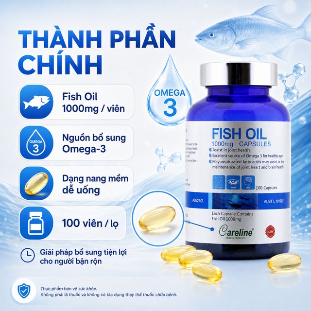 Careline Fish Oil 1000mg
