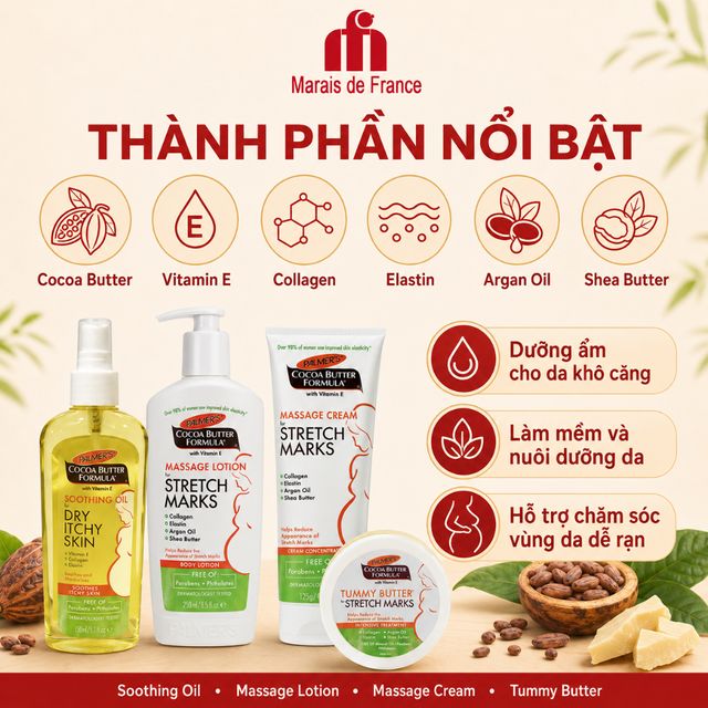 Palmer's Dưỡng Da Mẹ Bầu