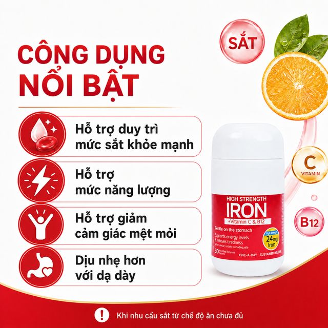 Nature's Way Iron Vitamin C B12