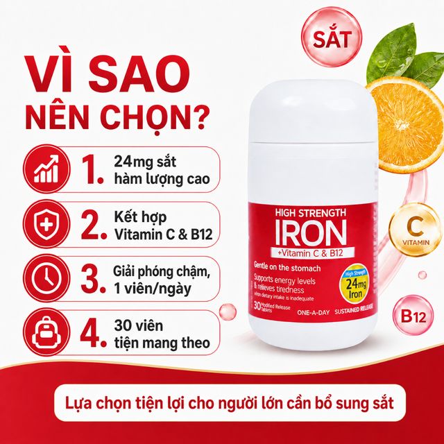 Nature's Way Iron Vitamin C B12