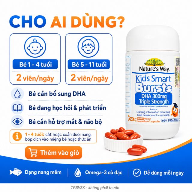 Nature's Way Kids Smart Bursts DHA