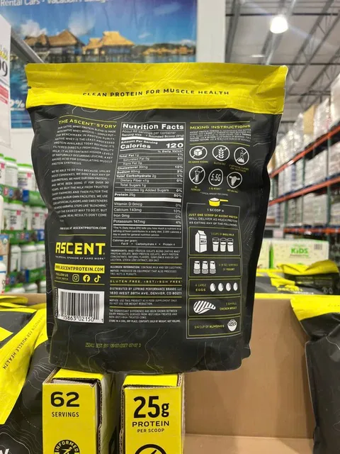 Ascent 100% Native Whey Vanilla