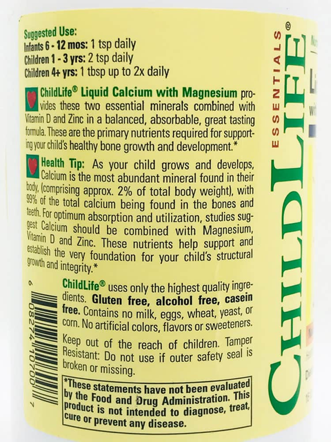 Siro ChildLife Liquid Calcium and Magnesium
