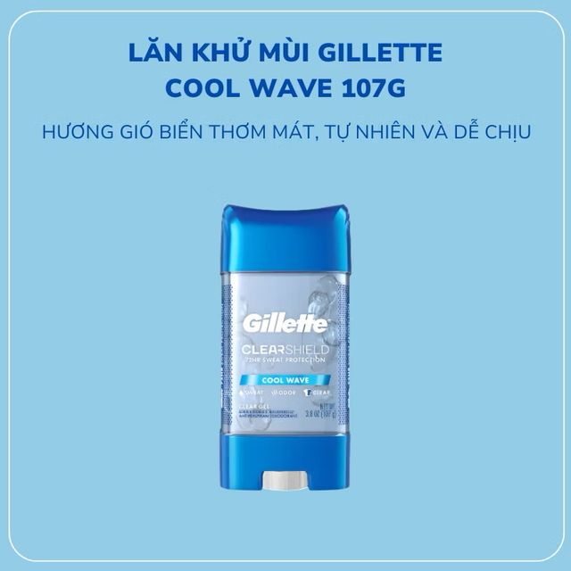 Gillette Clear Gel 107g Coolwave
