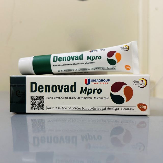 Kem b&ocirc;i nấm ngứa vi&ecirc;m da DENOVAD