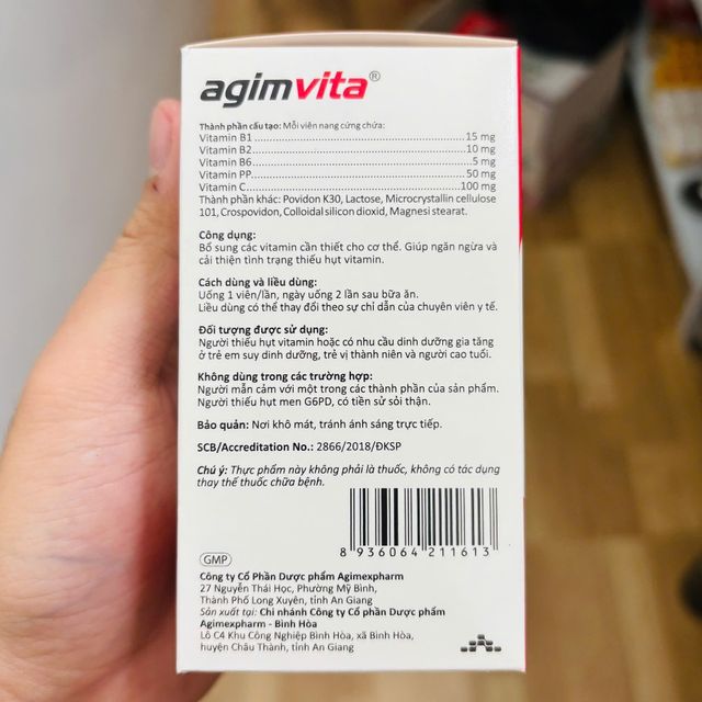 Vitamin tổng hợp nh&oacute;m B v&agrave; C - AGIMVITA & BENERVON 100 vi&ecirc;n