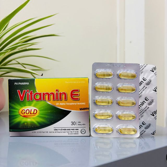Vi&ecirc;n uống Vitamin E chống oxy h&oacute;a