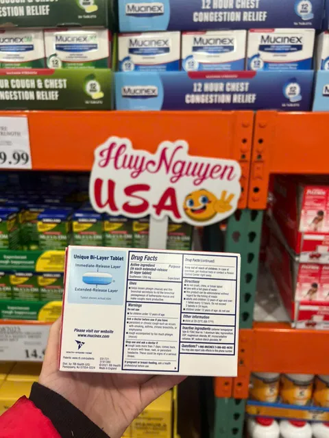 MUCINEX 56v - xanh dương