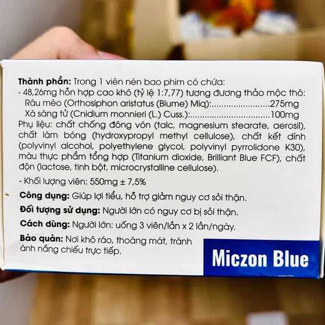 Vi&ecirc;n tiểu xanh Miczon Blue