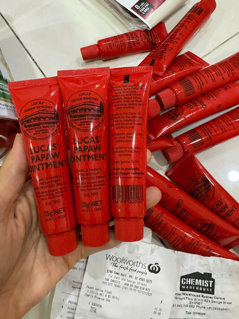 Kem b&ocirc;i đa năng Lucas Papaw Ointment 25g
