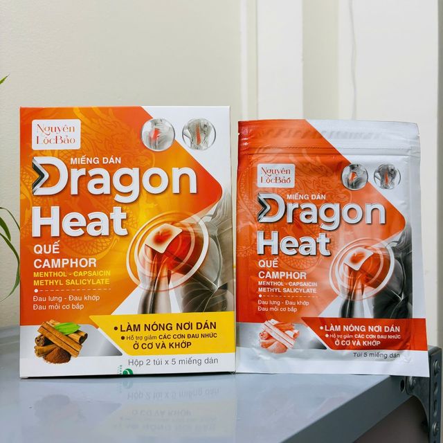 Miếng d&aacute;n n&oacute;ng Dragon Heat