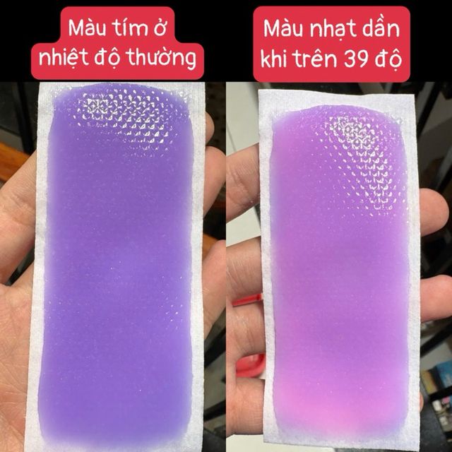 Sử dụng miếng d&aacute;n hạ sốt Pampam Kids