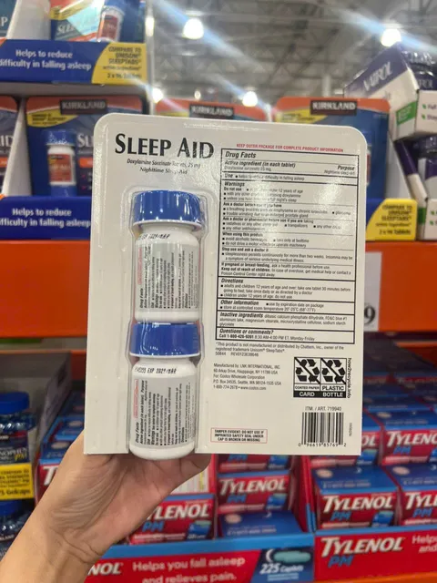 Set 2 hộp x 96v Sleep Aid Kirkland