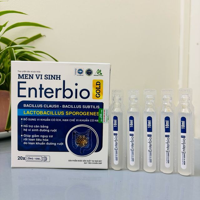 Men vi sinh 3 tỷ lợi khuẩn ENTERBIO GOLD