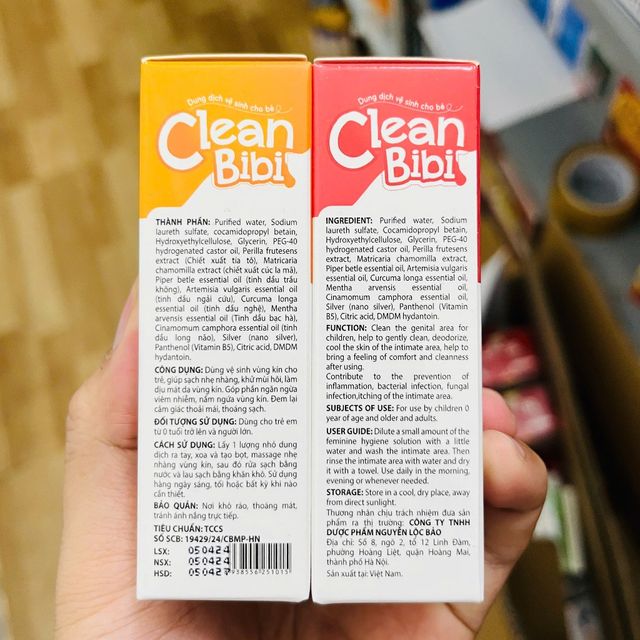 CLEAN BIBI - hương cam
