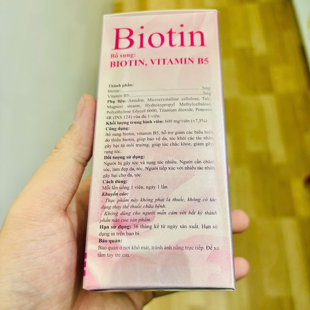 Vi&ecirc;n uống Biotin Takarai