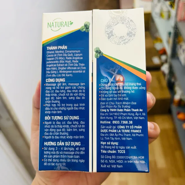 Xịt đau nhức xương khớp AN KHỚP THỐNG sản phẩm thảm thực 2