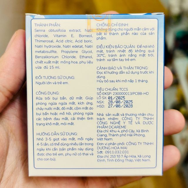Nhỏ mắt EYESCOOL gi&uacute;p dưỡng mắt