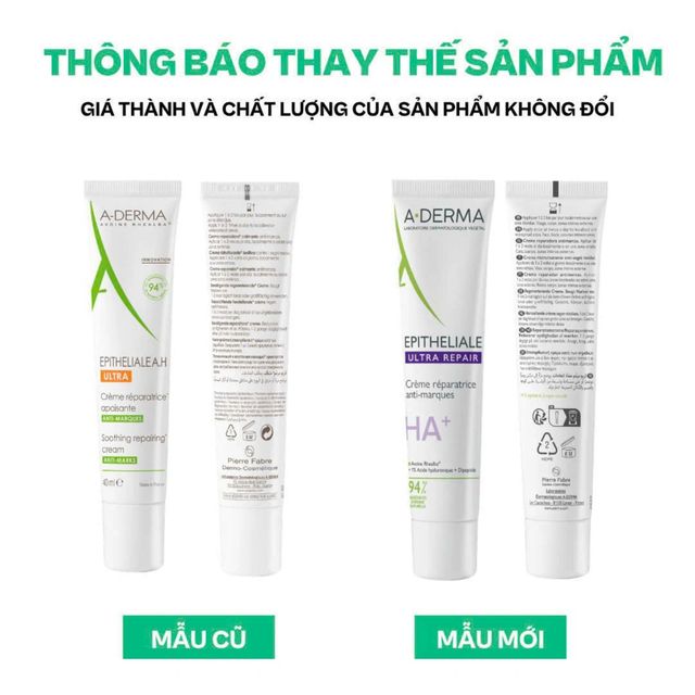 Kem Dưỡng Aderma Epitheliale AH Ultra Cream 40mL 1