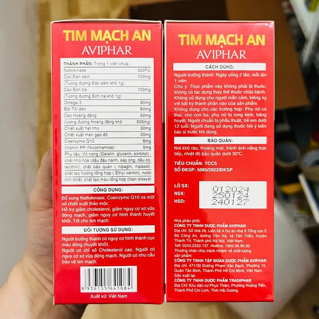 Sản phẩm hỗ trợ tim mạch