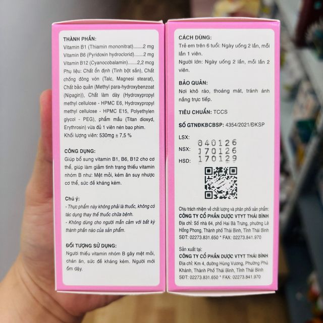 Vitamin B1 - B6 - B12