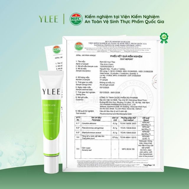 Gel B&ocirc;i Mụn YLEE