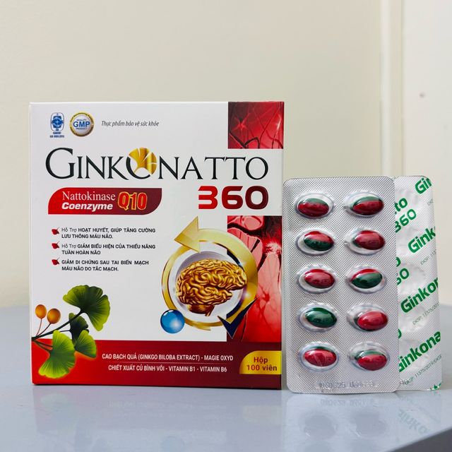 GINKGO NATTO ENZYM Q10 - bổ n&atilde;o