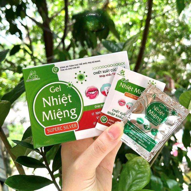 Gel nhiệt miệng sản phẩm thảm thực Super C