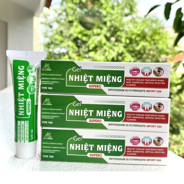 Gel nhiệt miệng sản phẩm thảm thực Super C