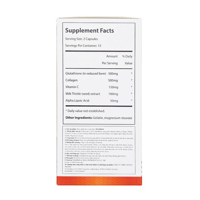 Vi&ecirc;n Uống Spathion Fobe Hỗ Trợ L&agrave;m Đẹp Da