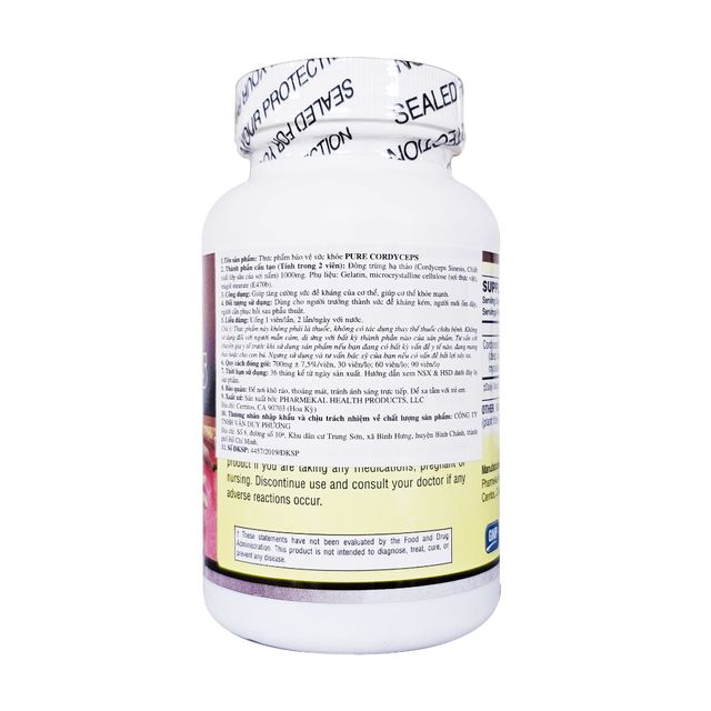 Vi&ecirc;n Uống Đ&ocirc;ng Tr&ugrave;ng Pure Cordyceps Fobe